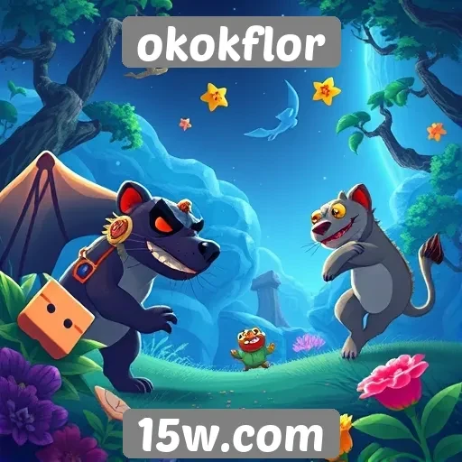 Comparação de jogos disponíveis na plataforma okokflor